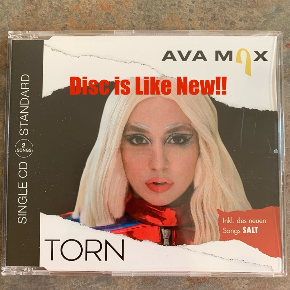 🖤Ava Max Torn CD Single (Also includes Salt) 2020